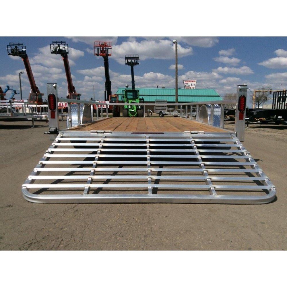 14ft Open Deluxe Single Axle Aluminum Utility Trailer 7X14ODSA35