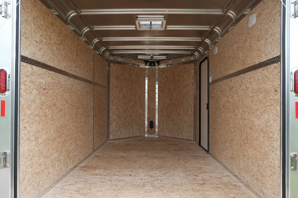 15ft Legend Deluxe Aluminum Single Axle Enclosed Trailer 7X15DVNSA30