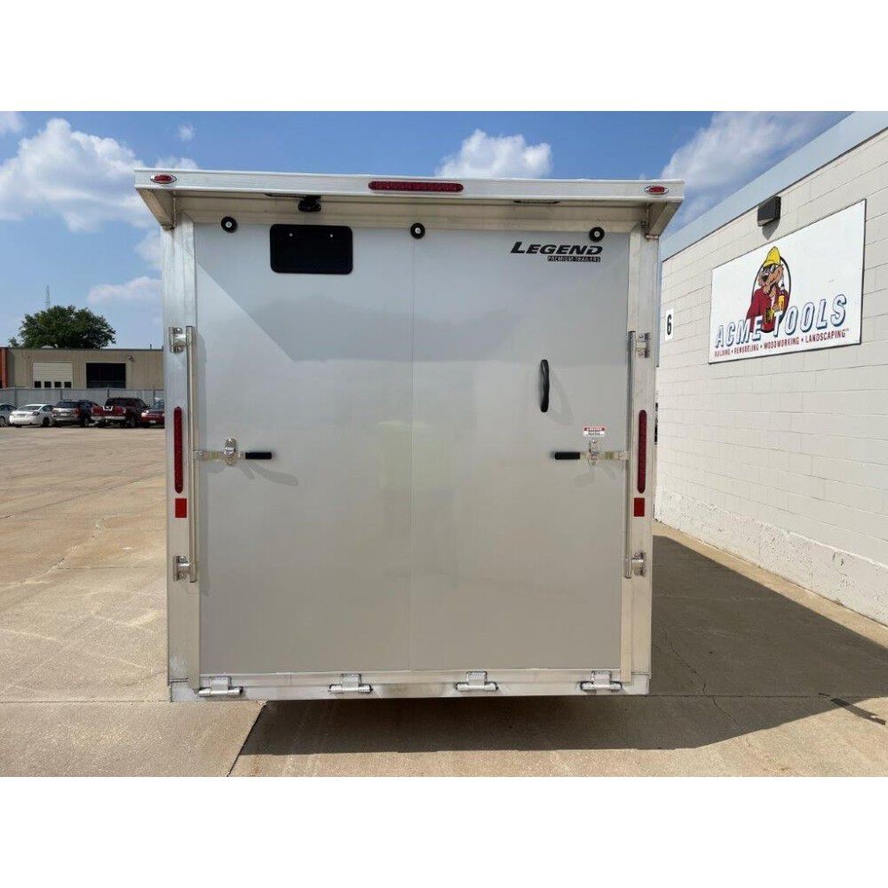 18ft Legend TV Thunder V-Nose Aluminum Tandem Axle Enclosed Trailer 7.5X18TVTA35