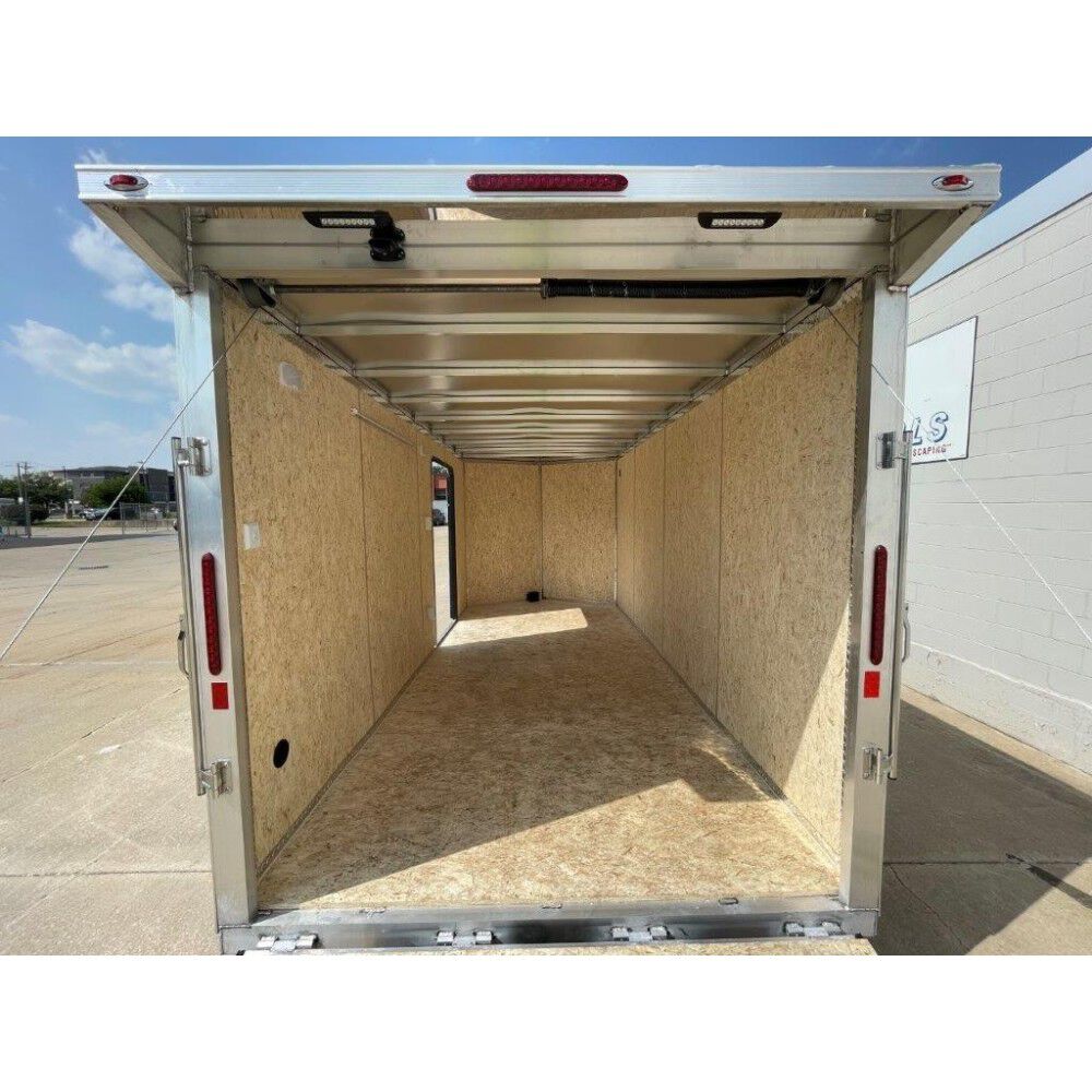 18ft Legend TV Thunder V-Nose Aluminum Tandem Axle Enclosed Trailer 7.5X18TVTA35