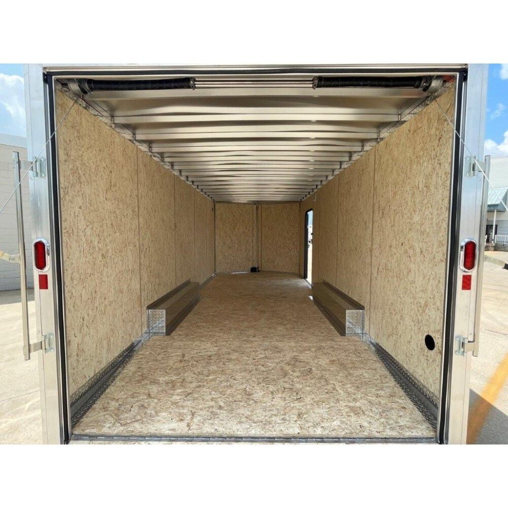 22ft TV Thunder V-Nose 6-Bolt Tandem Axle Enclosed Trailer 8.5X22TVTA52