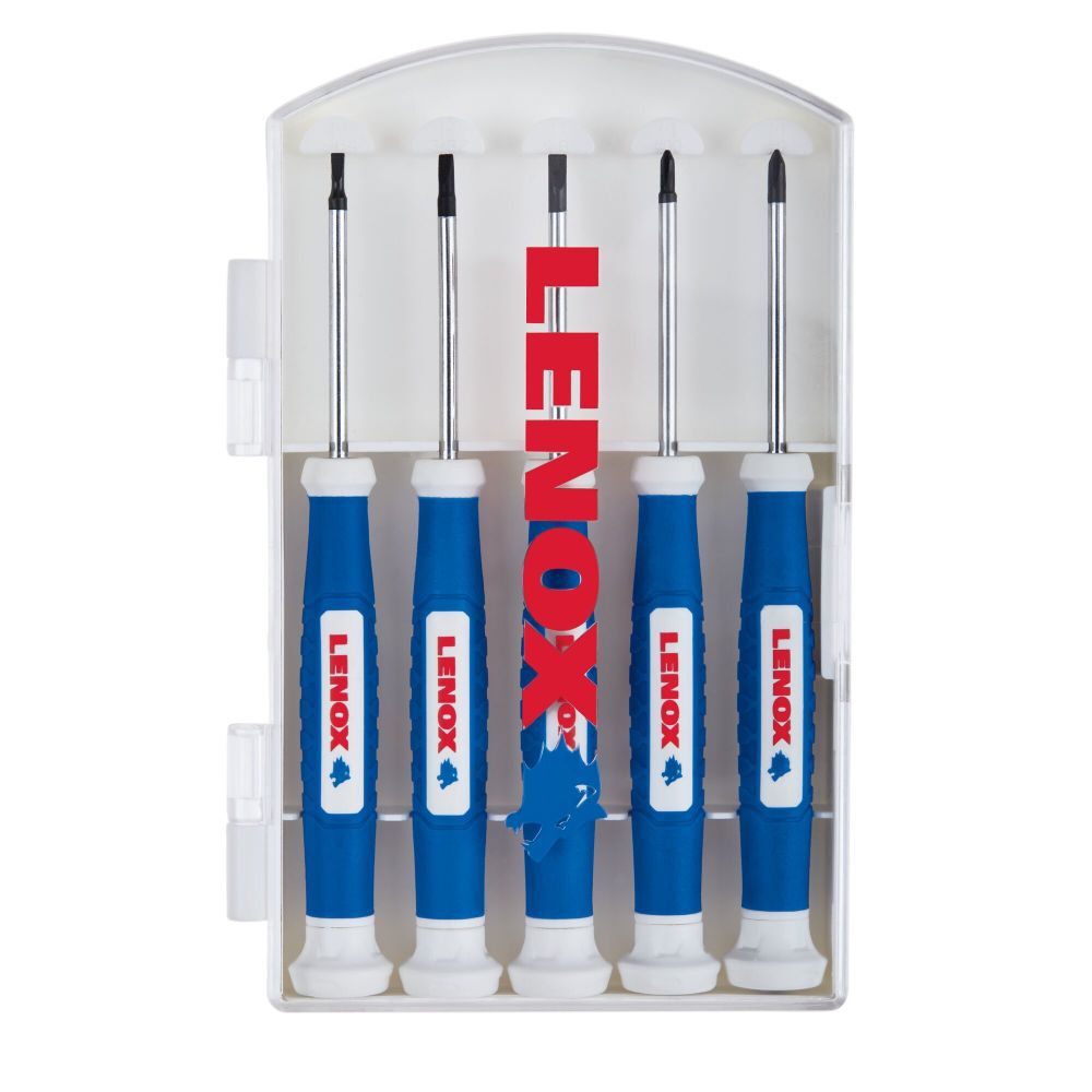 5-Piece Plastic Handle Screwdriver Set LXHT60918