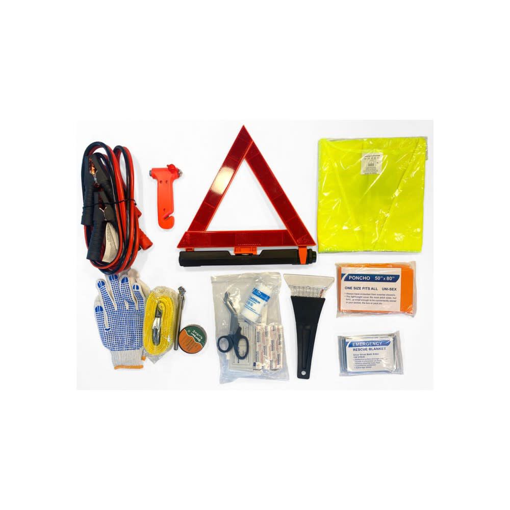 Activ Series 50 Piece Emergency Roadside Kit with LBA520 LBERK-1