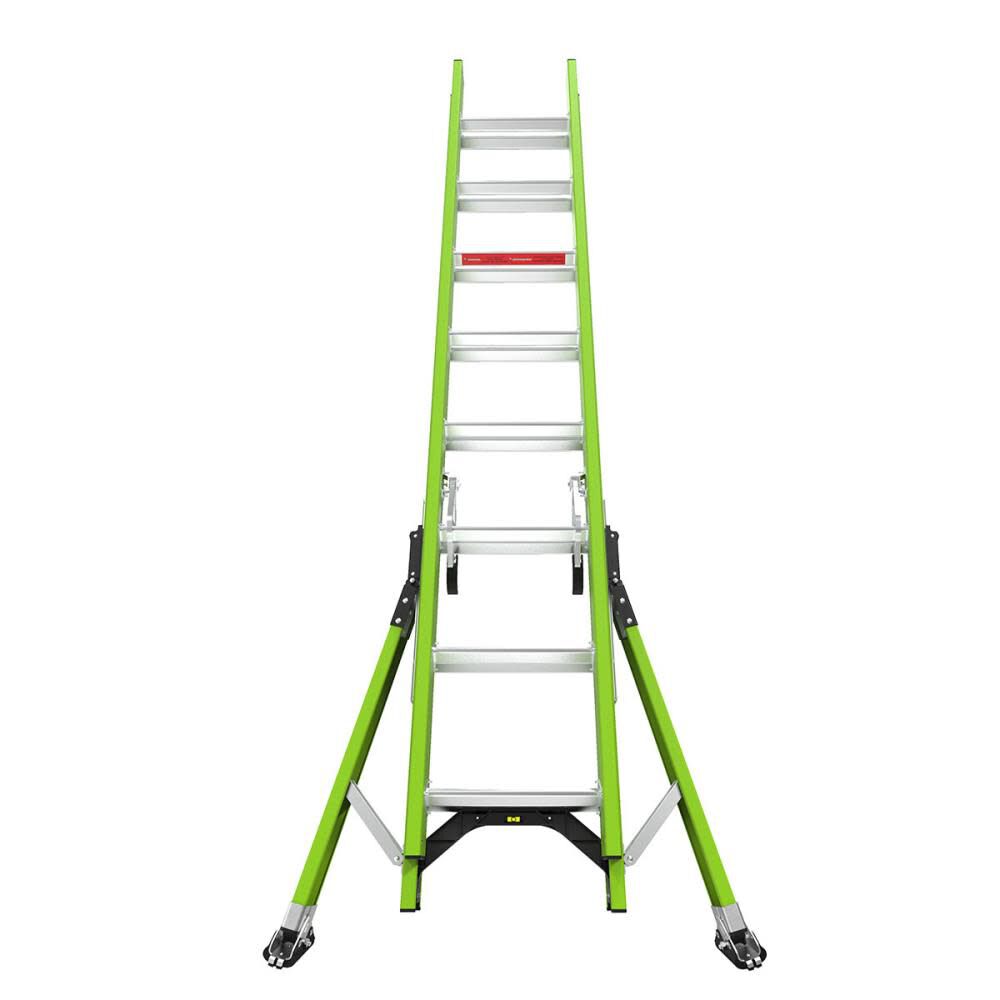HyperLite SumoStance 16 ft Type IA Fiberglass Extension Ladder 18816