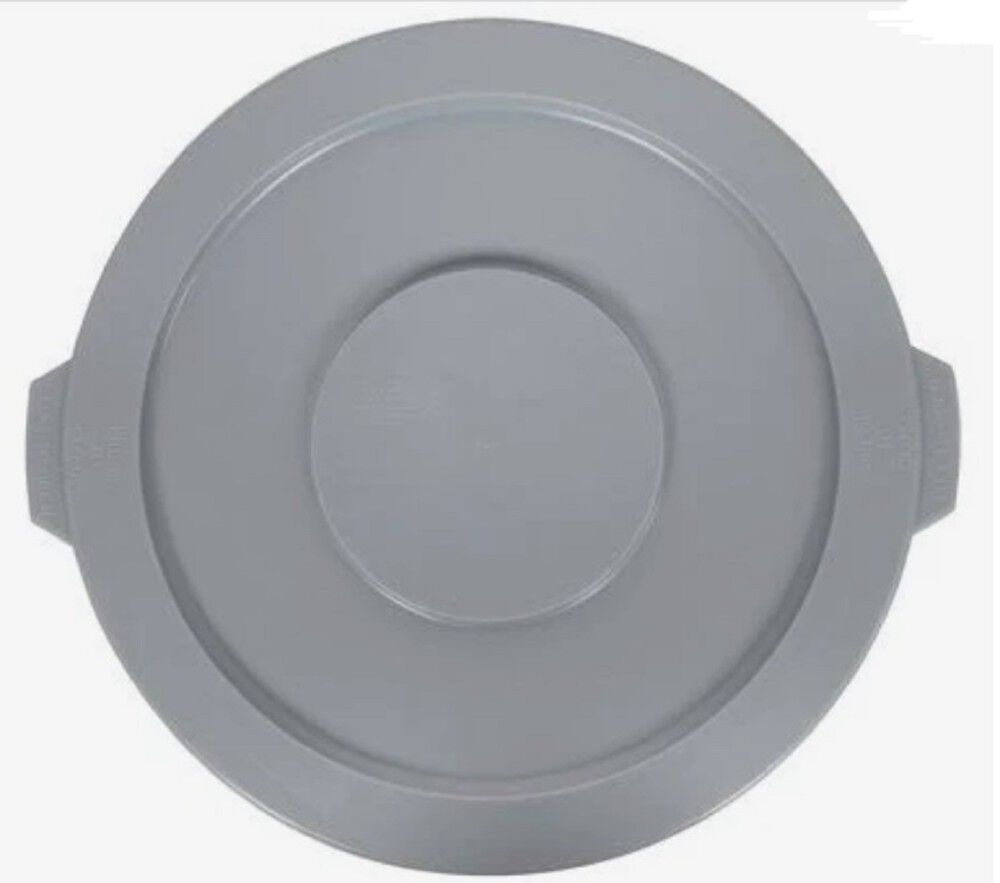 Pro Series Lid for 55 Gallon Trash Can Plastic Grey CATC-L-55G
