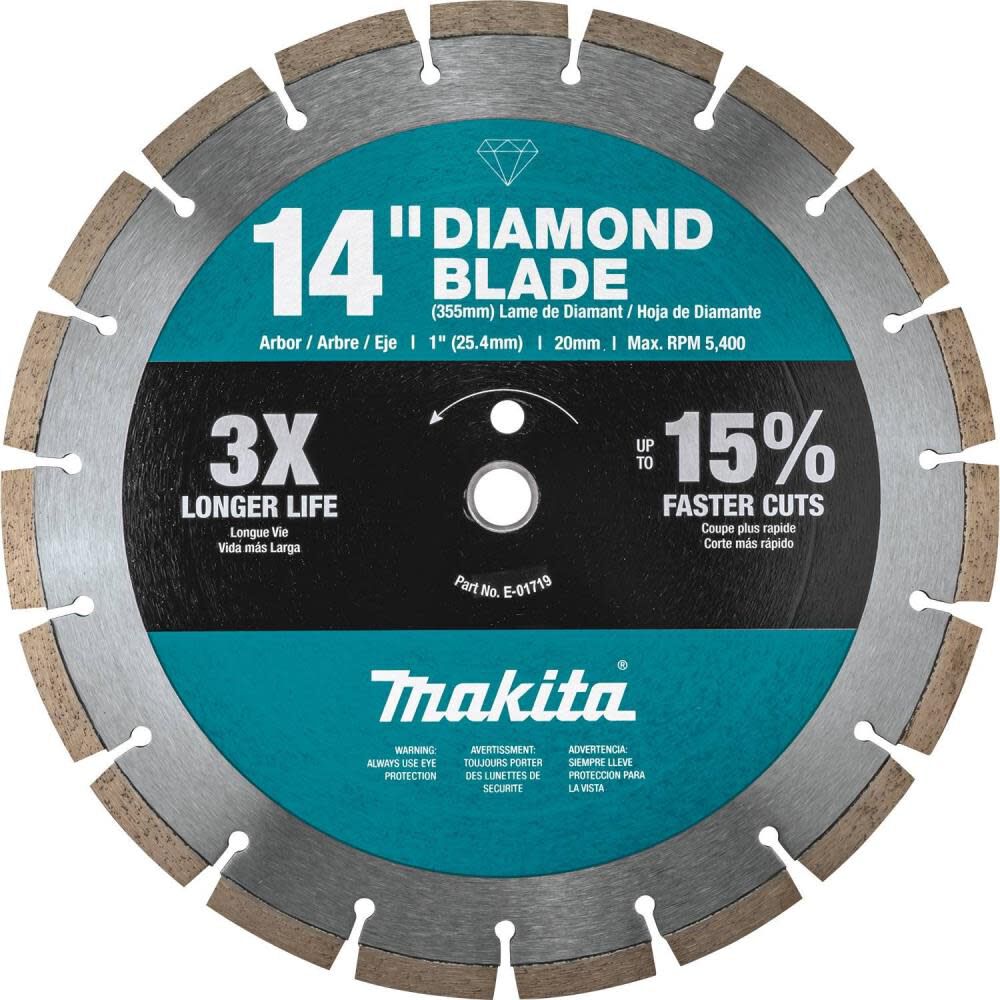 14in Diamond Blade Segmented General Purpose Contractor 3/pk B-69646