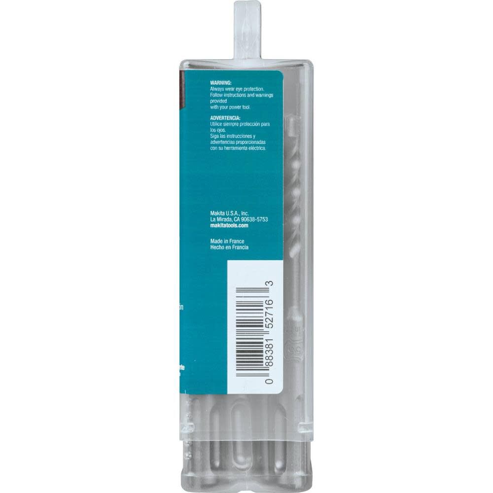 1/4in x 4in SDS-Plus Bit, 3-Cutter, 10pk B-61204