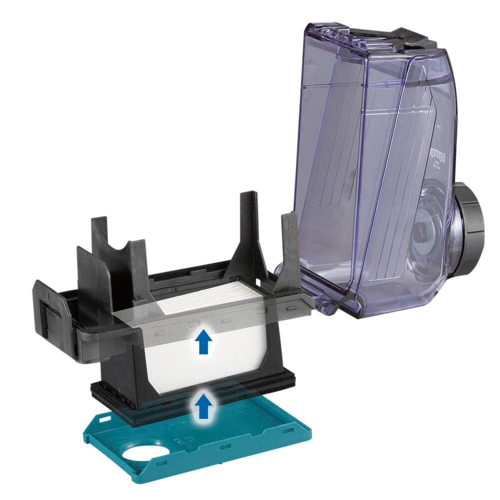 Dust Extractor Attachment with HEPA Filter Cleaning Mechanism DX12