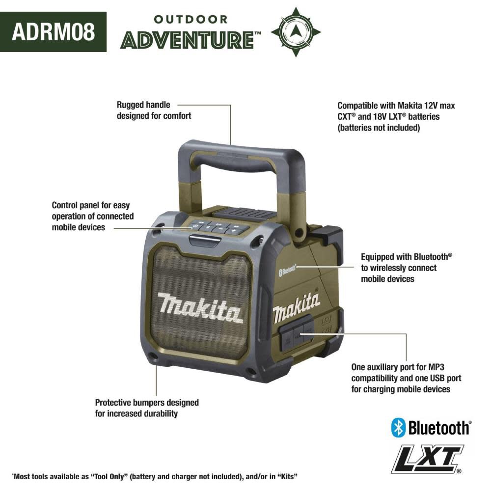 Outdoor Adventure 18V LXT Bluetooth Speaker (Bare Tool) ADRM08