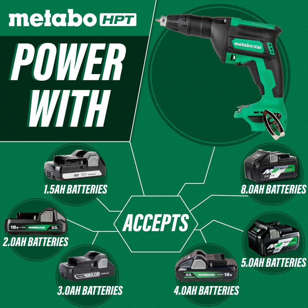 18-volt Lithium Ion (li-ion) Brushless Screw Gun W18DAQ4M