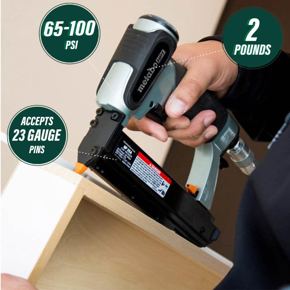 1.375-in 23-Gauge Pneumatic Pin Nailer NP35AM