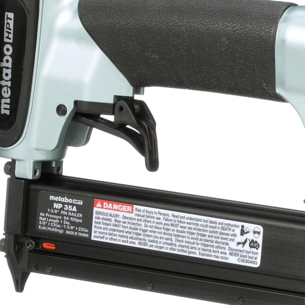 1.375-in 23-Gauge Pneumatic Pin Nailer NP35AM