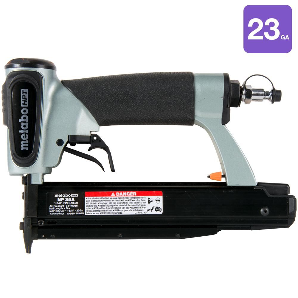 1.375-in 23-Gauge Pneumatic Pin Nailer NP35AM