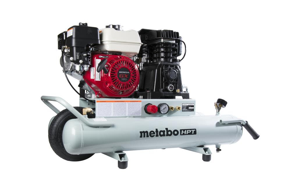 8 Gallon Gas Powered Wheelbarrow Air Compressor EC2610EM