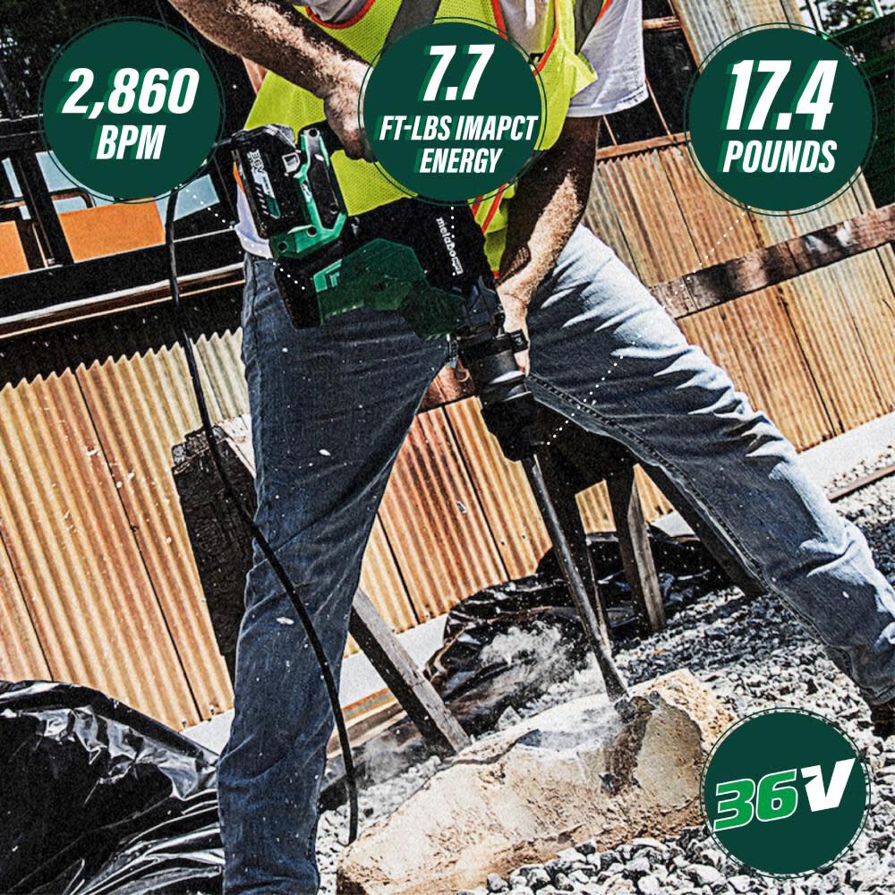 MultiVolt 36-volt 1-9/16-in Sds-max Variable Speed Hybrid Cordless and Corded Rotary Hammer Drill DH36DMAQ2M