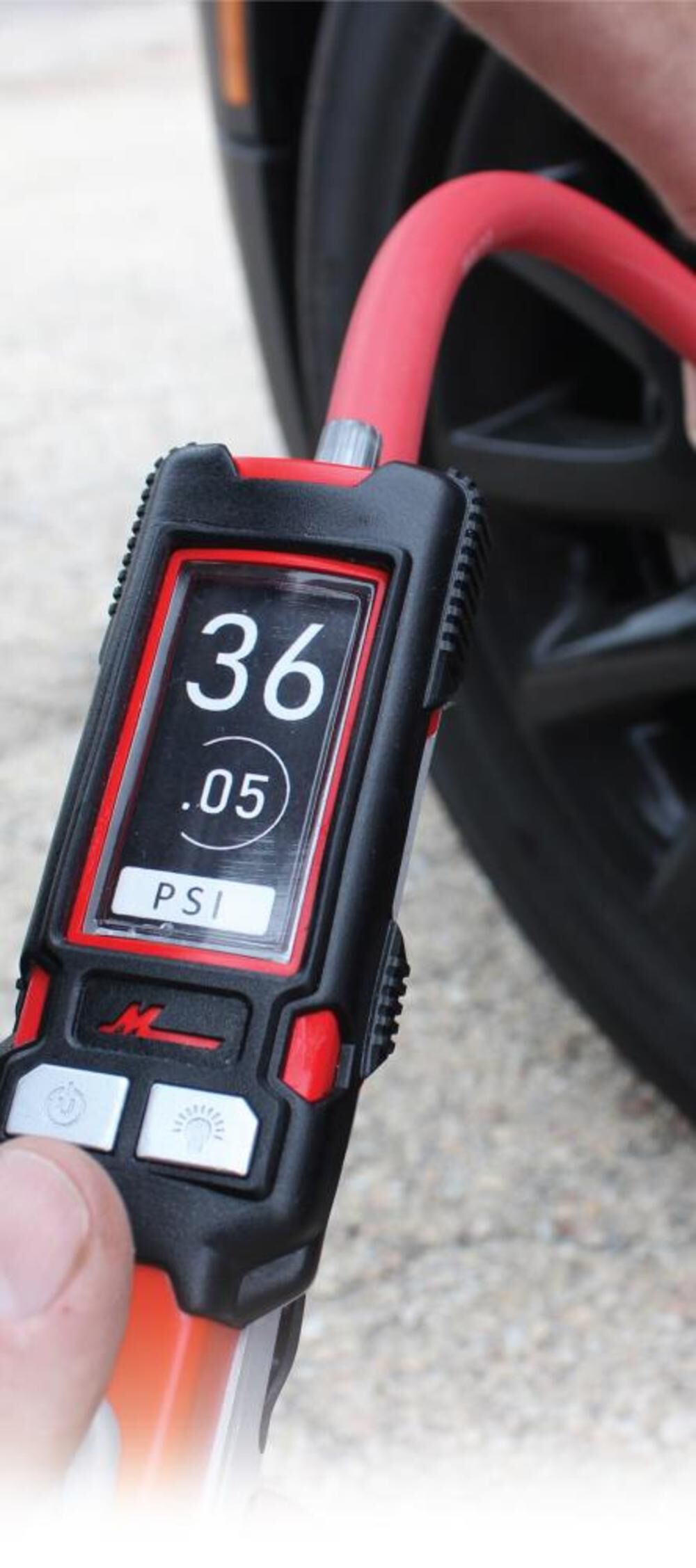 Precision Digital Tire Inflator & Pressure Gauge (0-160 PSI) Extreme 0.05% Accuracy s-580eKIT