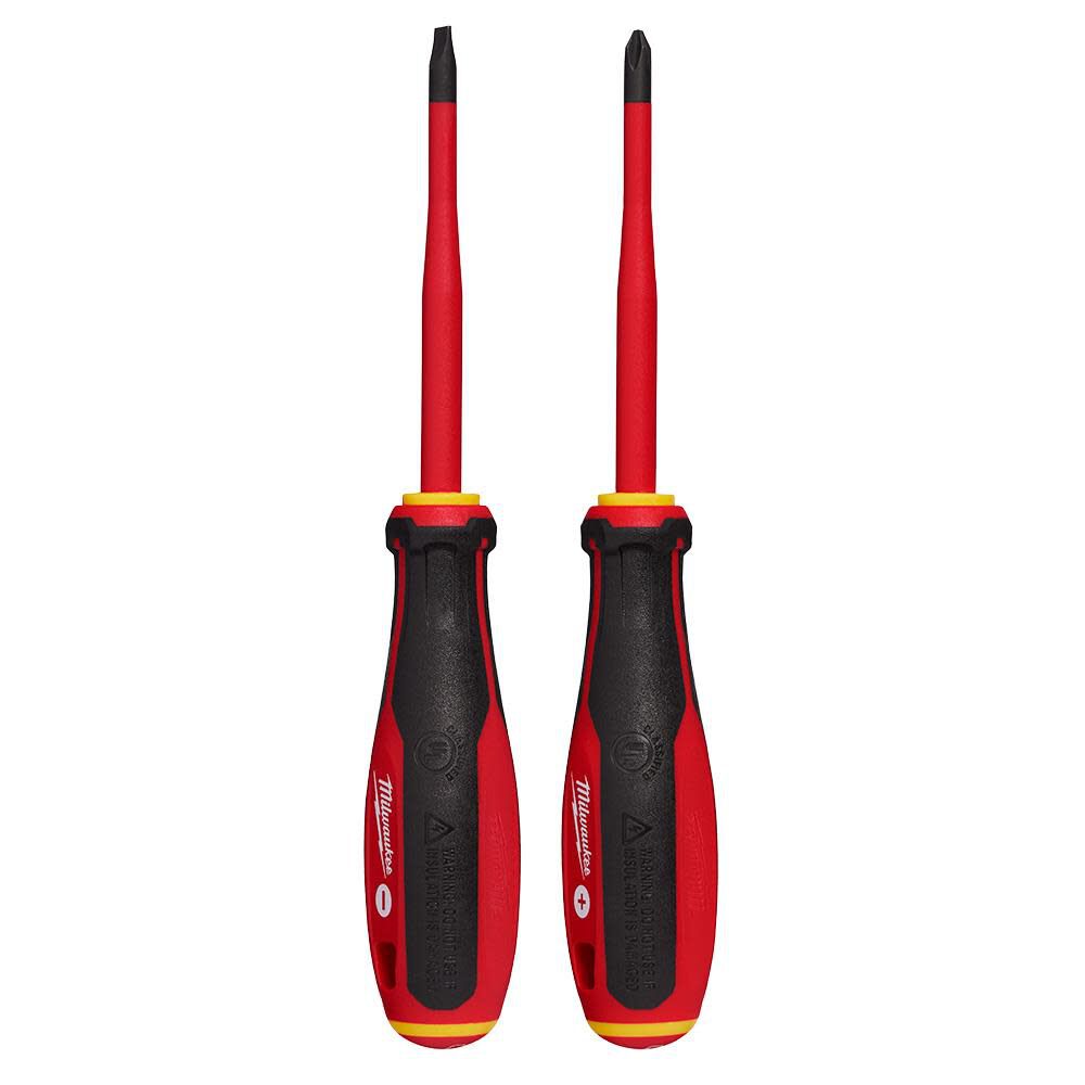 1000V Insulated Slim Tip Screwdriver Set 2pc 48-22-2207