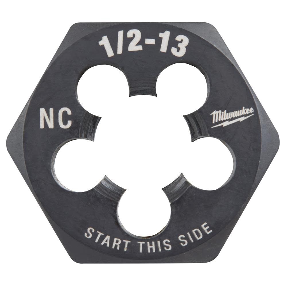 1/2 in -13 NC 1-Inch Hex Threading Die 49-57-5360