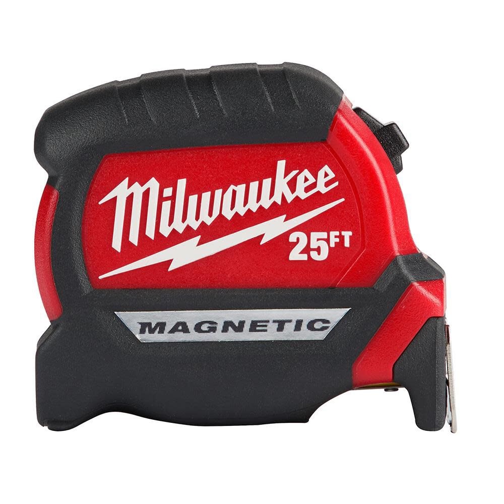 25Ft Compact Magnetic Tape Measure 48-22-0325