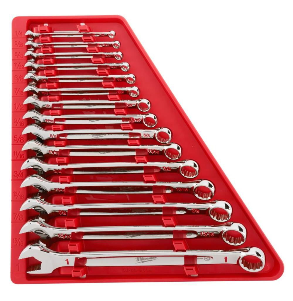 30pc SAE & Metric Combination Wrench Set 48-22-9415-9515B