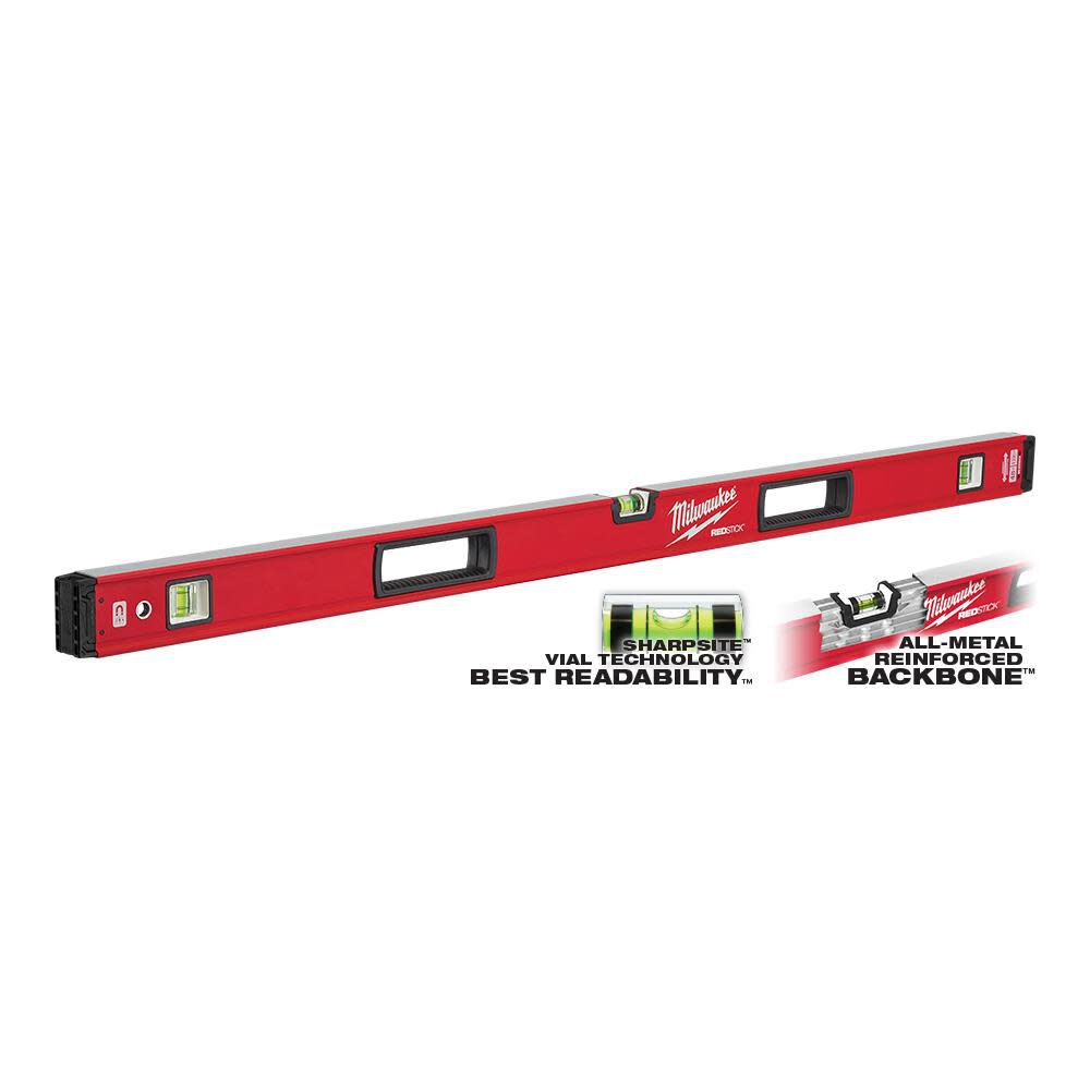48 in. REDSTICK Magnetic Box Level MLBXM48