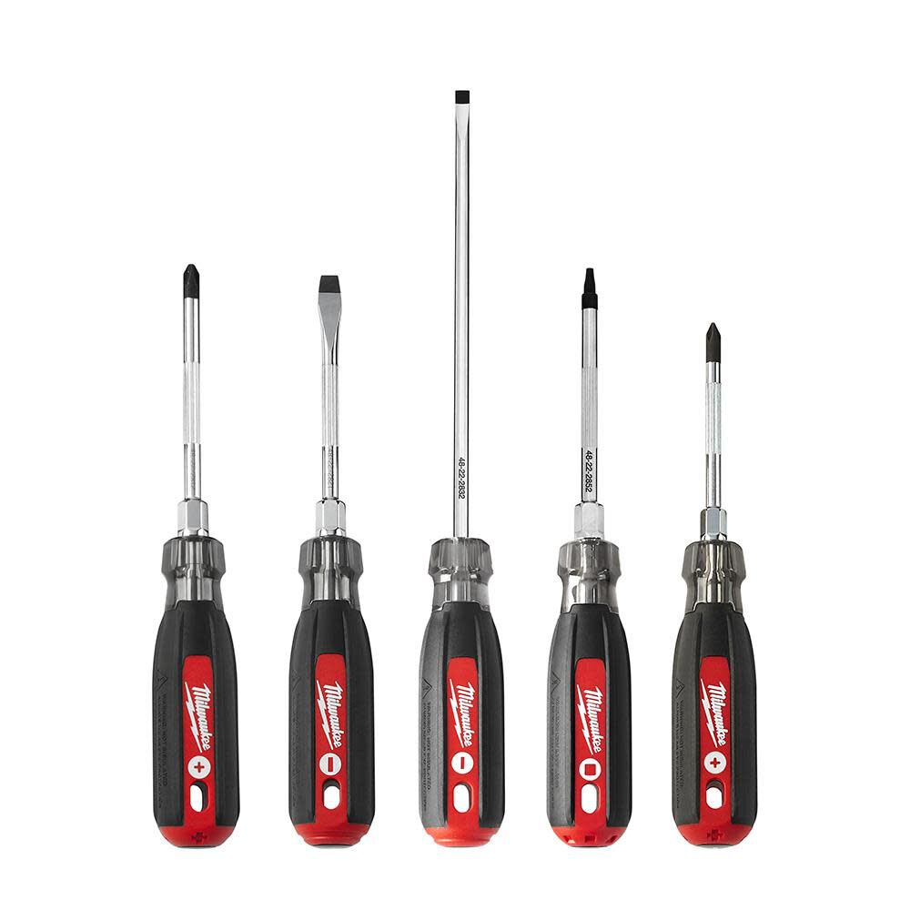 5 Pc Cushion Grip Screwdriver Kit 48-22-2885