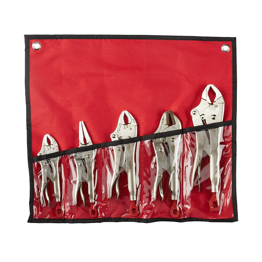 5Pc TORQUE LOCK Locking Pliers Kit 48-22-3695