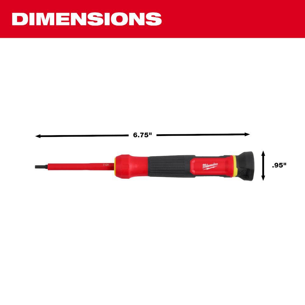 8-in-1 1000V Insulated Precision Multi-Bit Screwdriver Set 48-22-2217