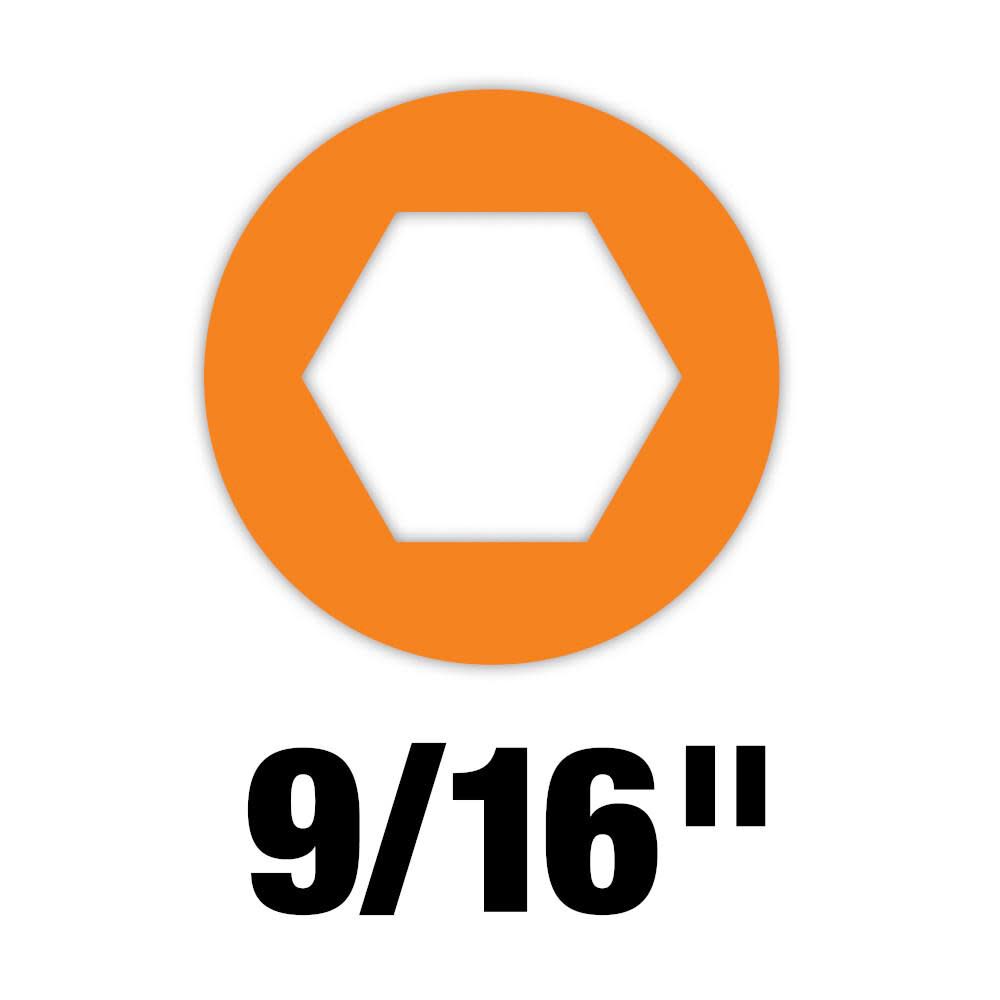 9/16inch HollowCore Magnetic Nut Driver 48-22-2557