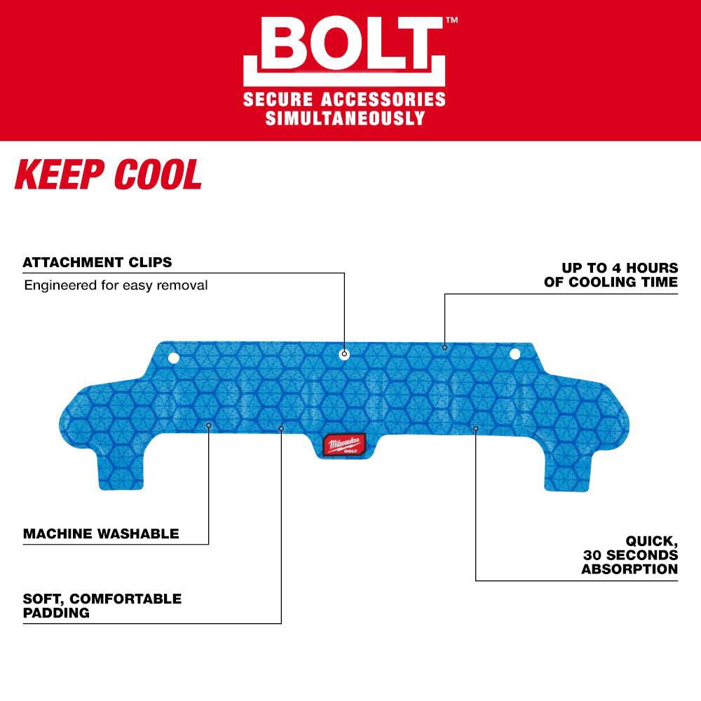 BOLT Safety Helmet Cooling Sweat Band 5pk 48-73-4543X5