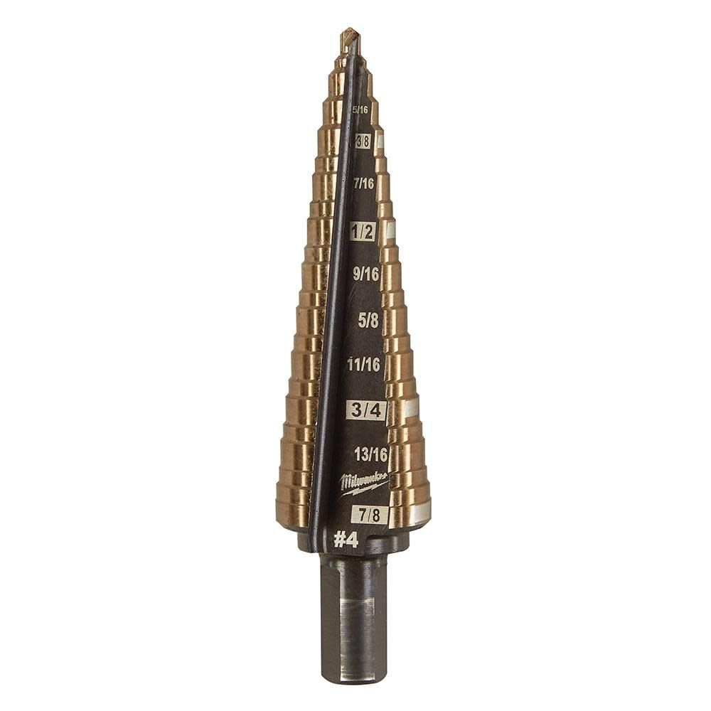Cobalt Step Drill Bit #9 3/16-7/8inch 48-89-9284