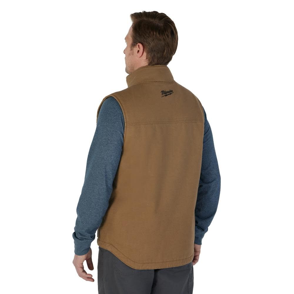 Heavy Duty Sherpa Lined Vest 801B-SM910