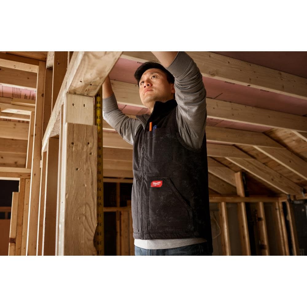 Heavy Duty Sherpa Lined Vest 801B-SM910