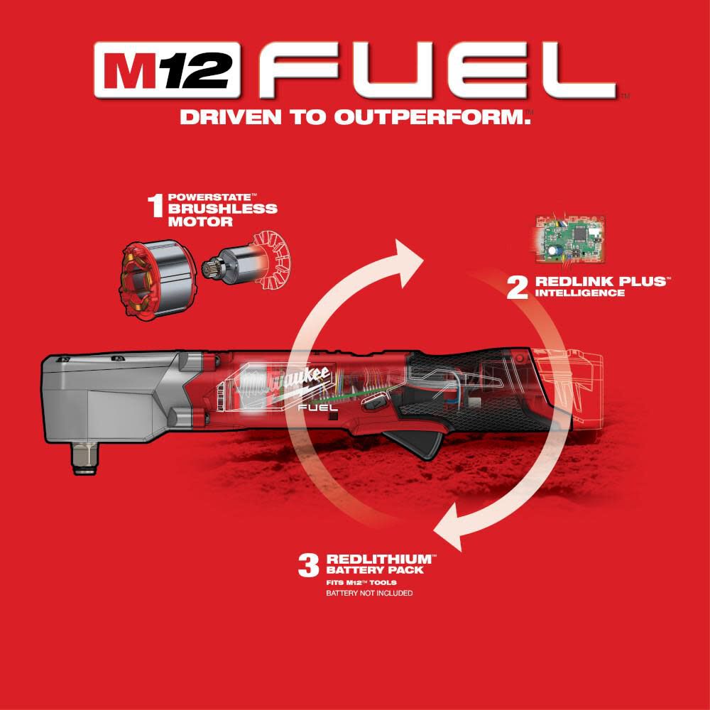 M12 FUEL 1/2inch Right Angle Impact Wrench (Bare Tool) 2565-20