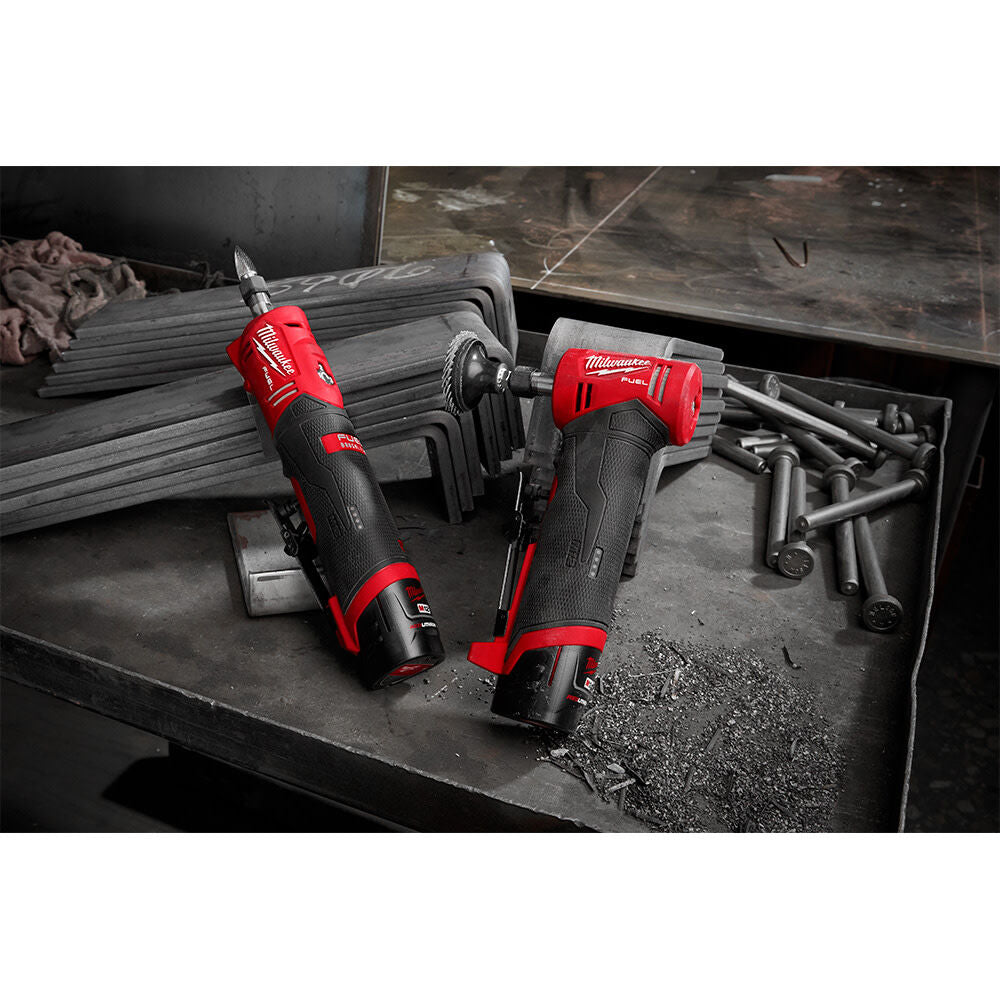 M12 FUEL Straight Die Grinder 2 Battery Kit 2486-22