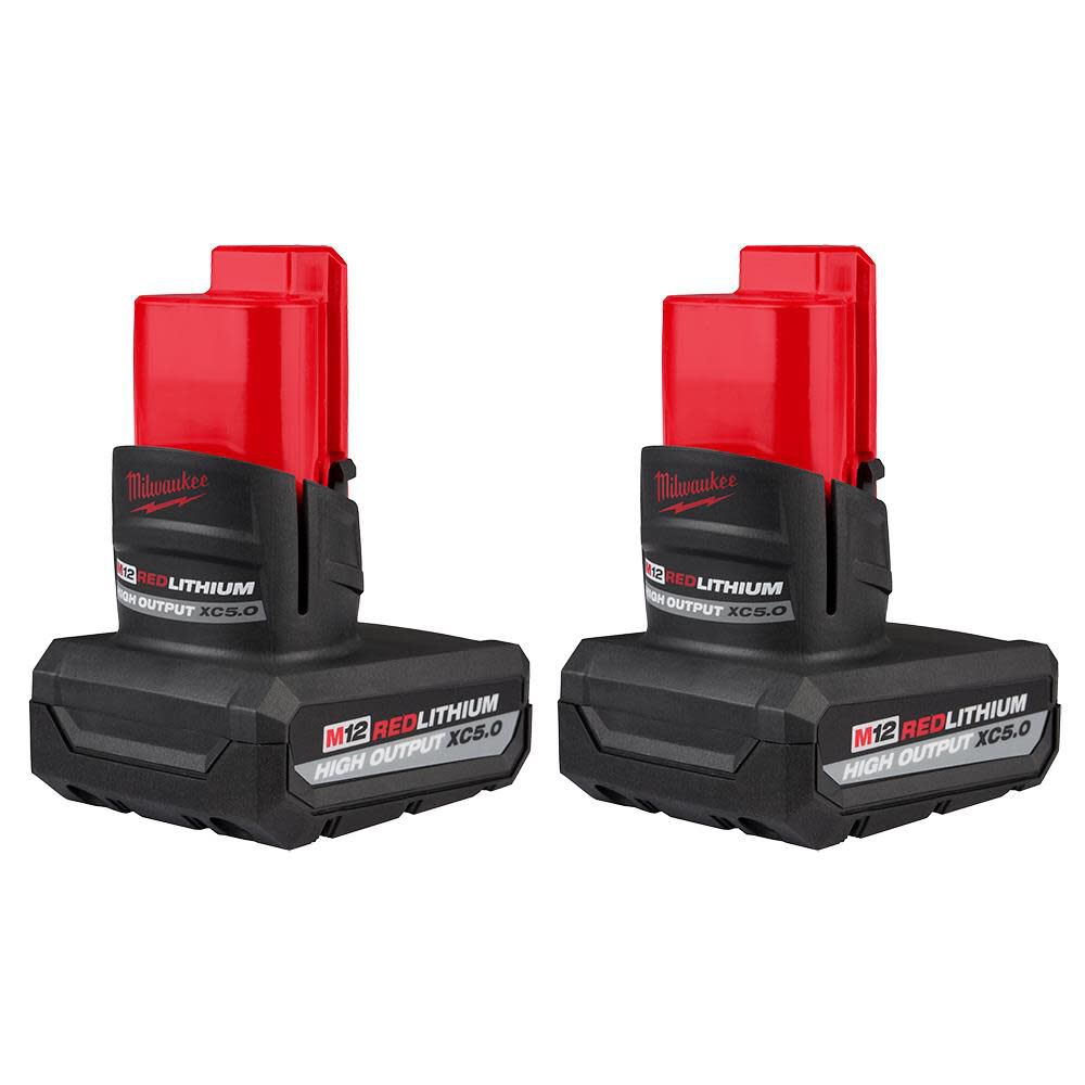 M12 REDLITHIUM High Output XC5.0 Battery 2pk 48-11-2450S