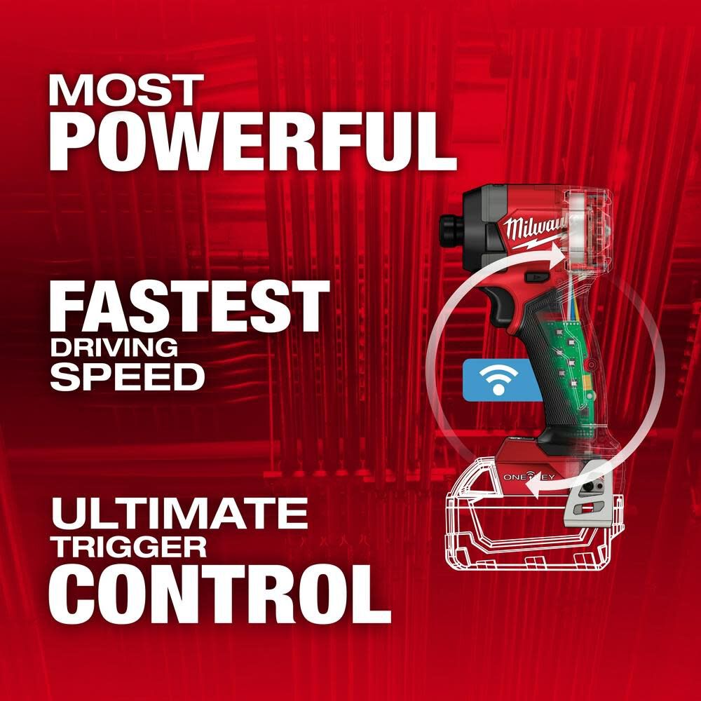 M18 FUEL 1/4inch Hex Impact Driver with ONE-KEY (Bare Tool) 2957-20