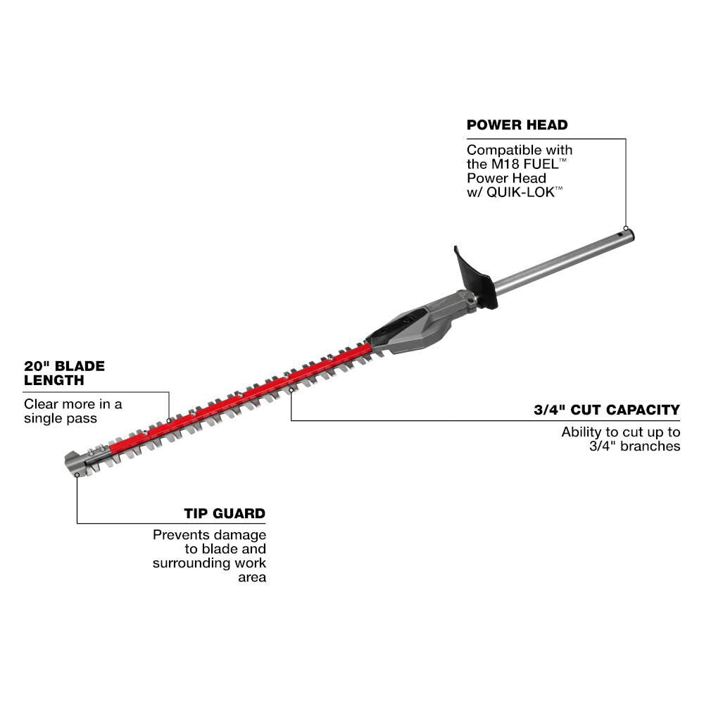 M18 FUEL QUIK-LOK Hedge Trimmer Attachment 49-16-2796
