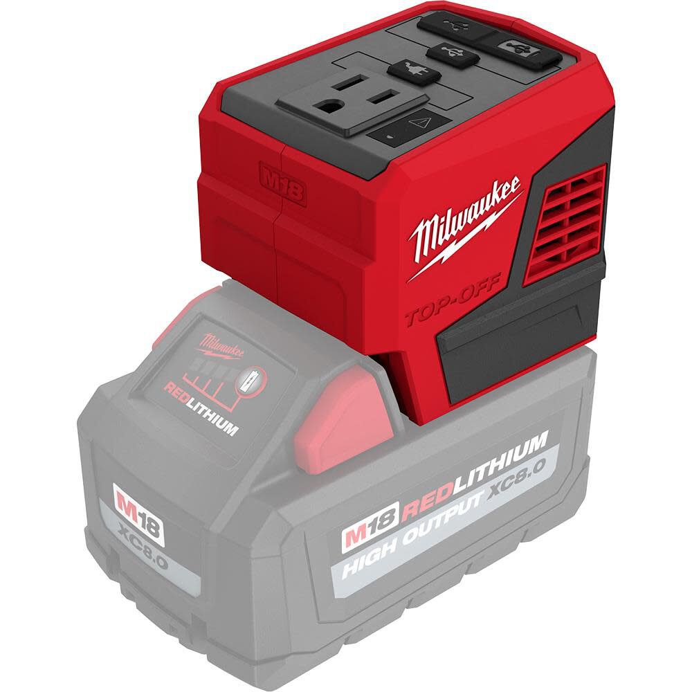 M18 TOP-OFF 175W Power Supply and M18 REDLITHIUM XC5.0 Battery Pack 2846-50