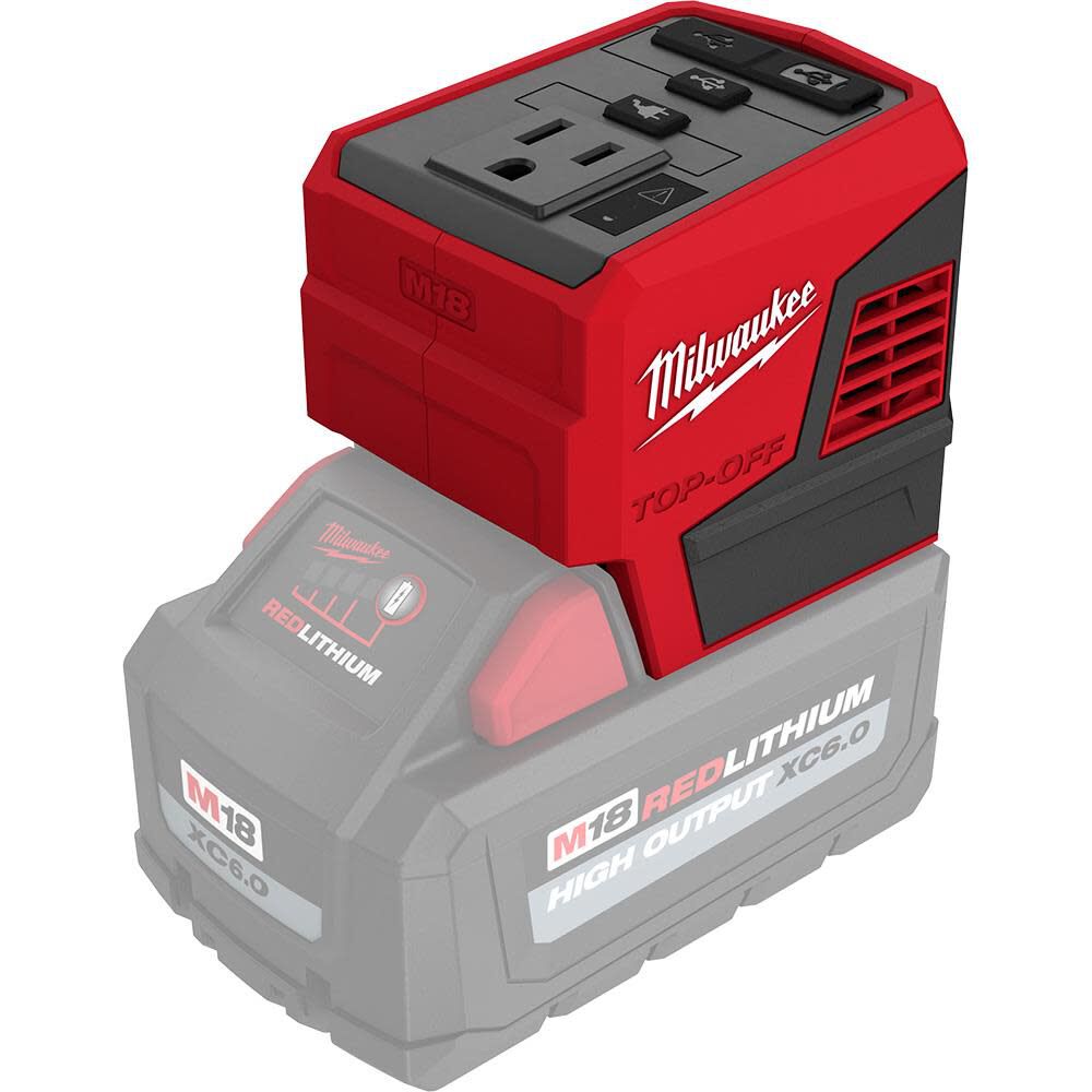 M18 TOP-OFF 175W Power Supply and M18 REDLITHIUM XC5.0 Battery Pack 2846-50