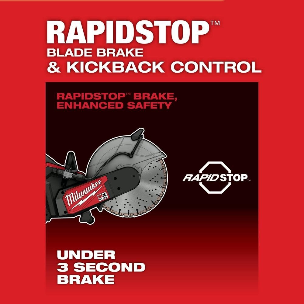 MX FUEL 14 in Cut-Off Saw with RAPIDSTOP Brake (Bare Tool) MXF315-0