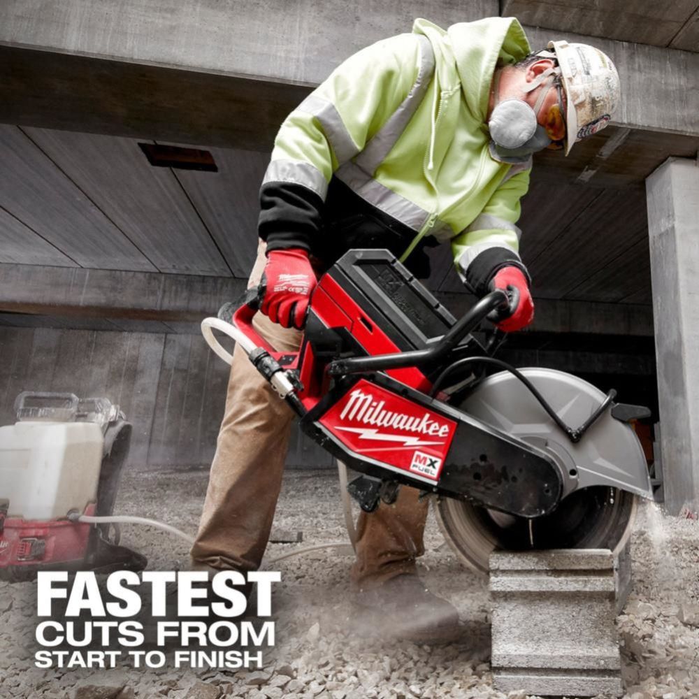 MX FUEL 14inch Cut-Off Saw Kit with 2 Batteries MXF314-2XC