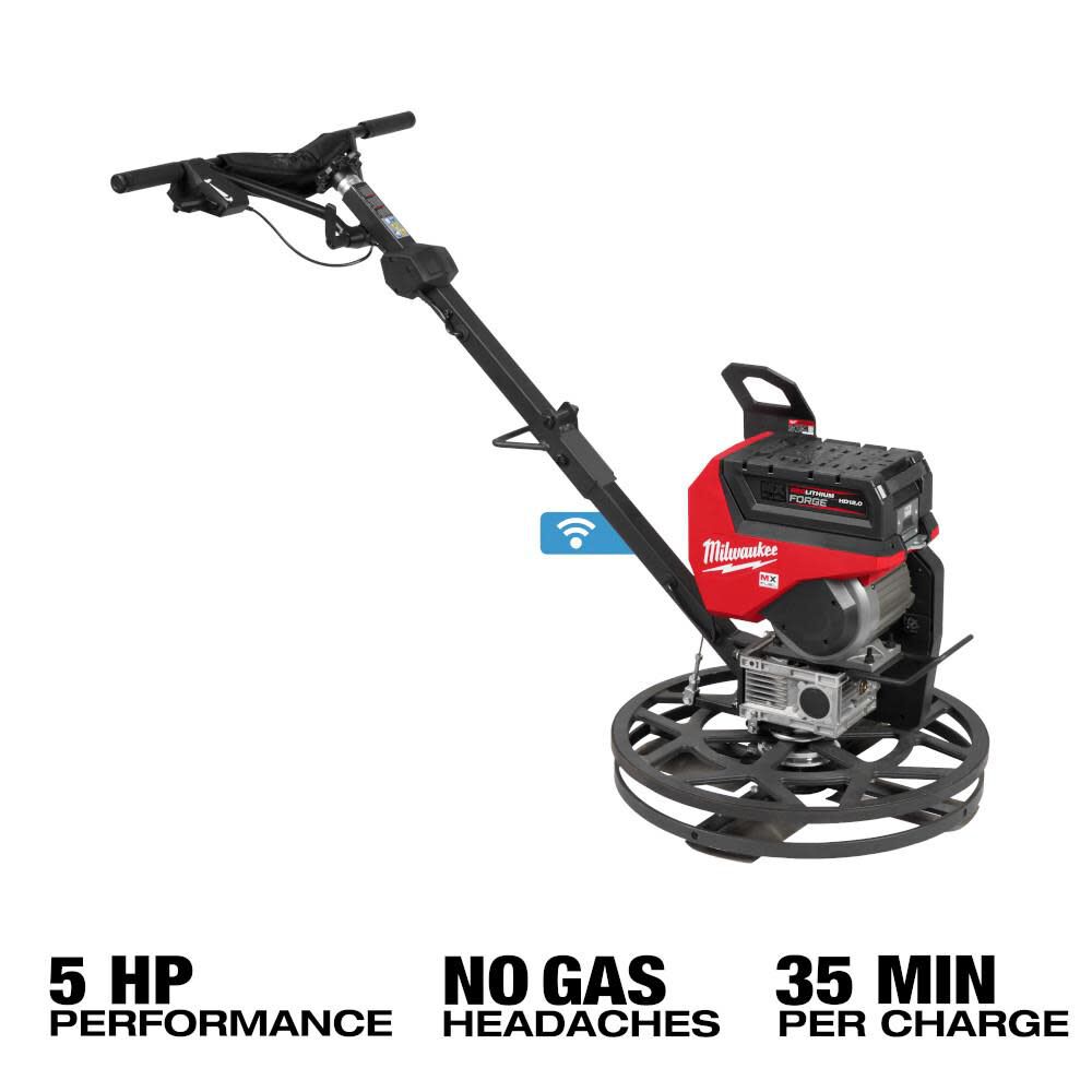 MX FUEL 24 in Walk-Behind Edging Trowel Kit MXF324-2HD