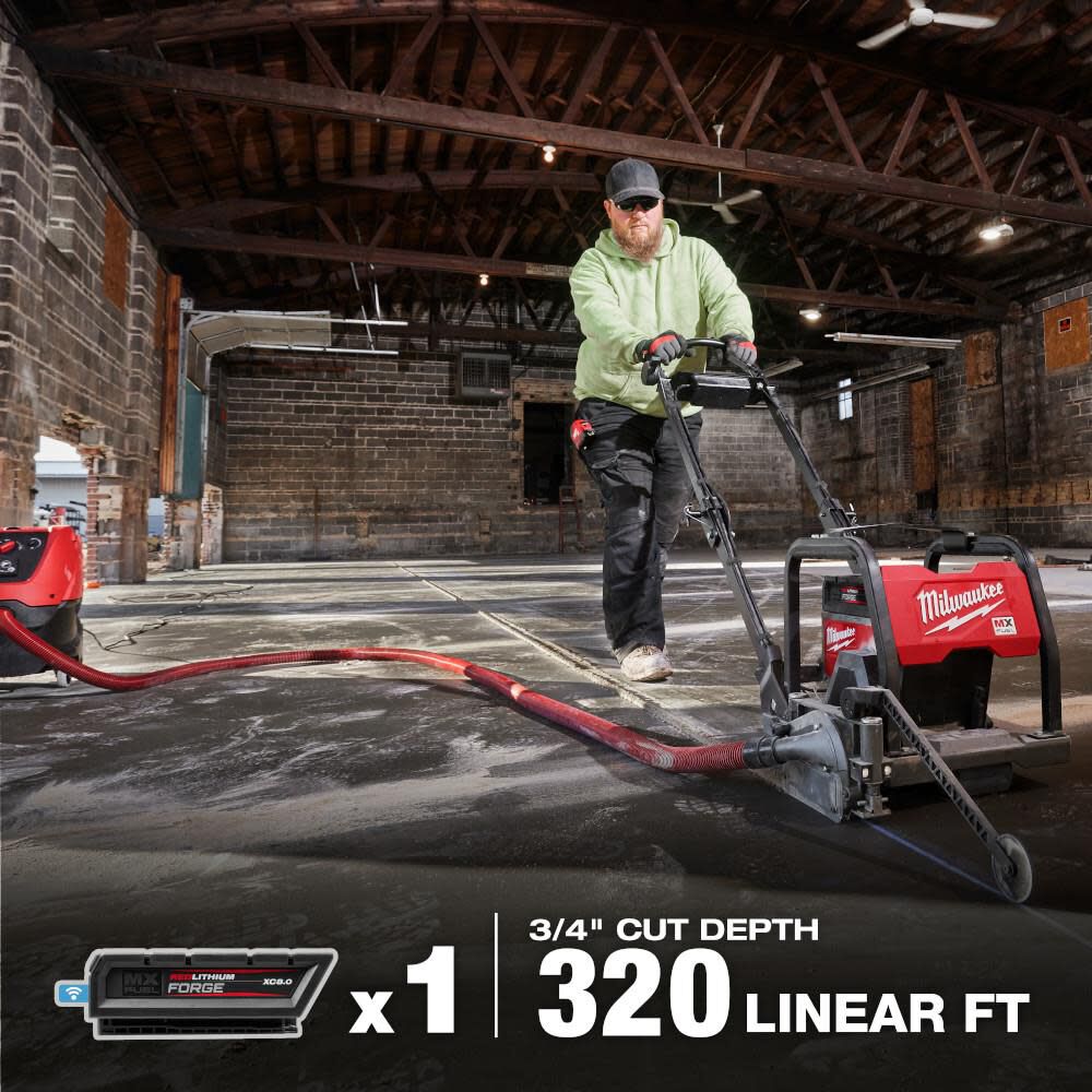 MX FUEL 6 in Green Concrete Saw Kit MXF316-2XC