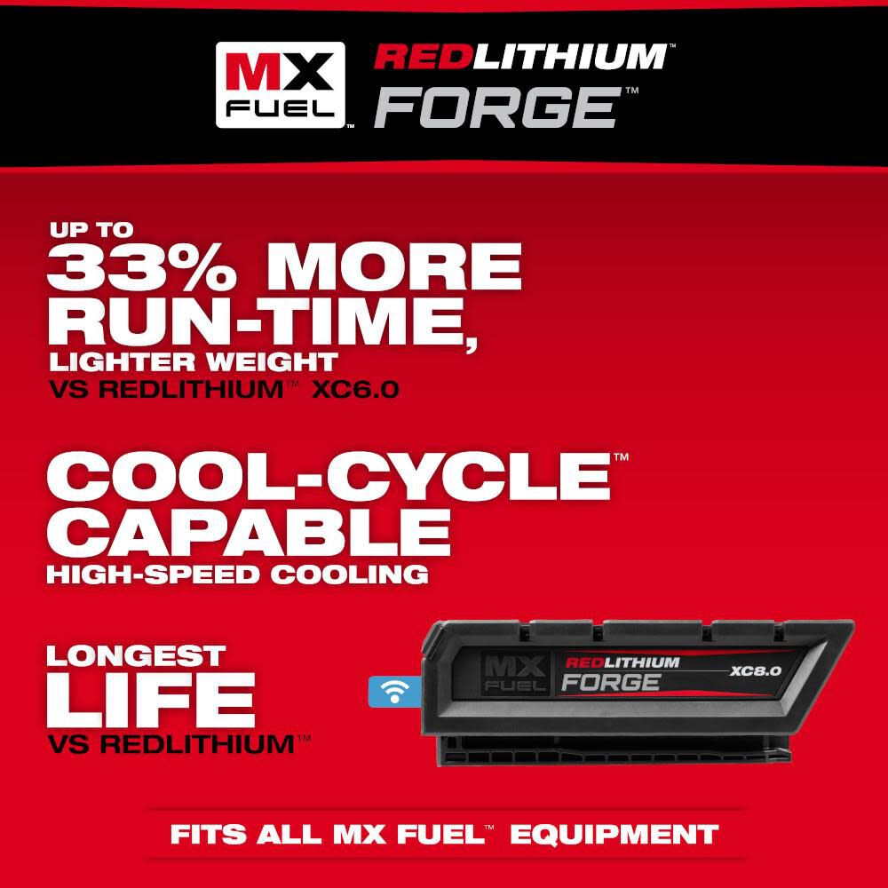 MX FUEL REDLITHIUM FORGE XC8.0 Battery Pack MXFXC608