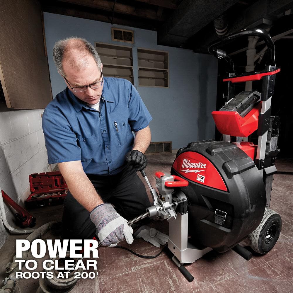 MX FUEL Sewer Drum Machine Kit MXF500-1CP