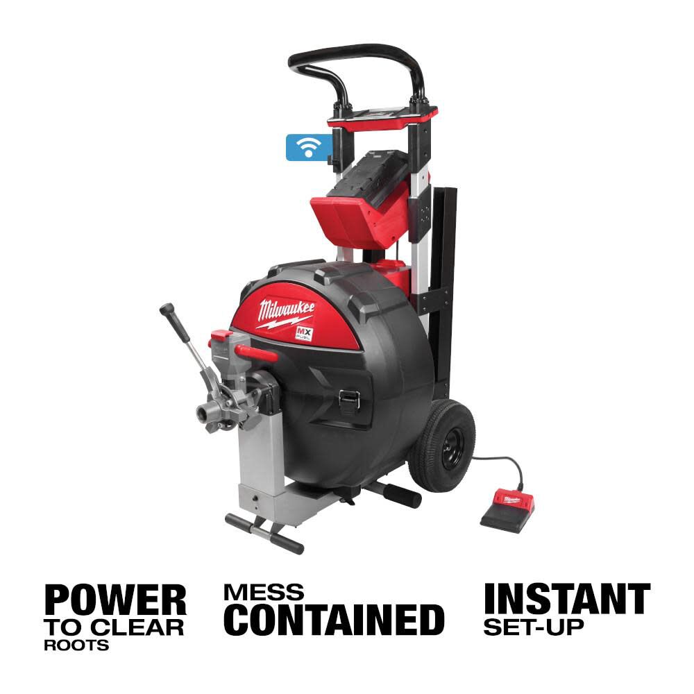 MX FUEL Sewer Drum Machine Kit MXF500-1CP