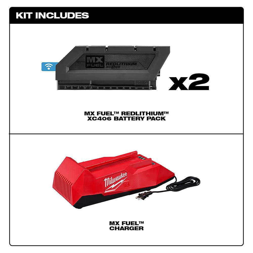 MX FUEL XC406 Battery/Charger Expansion Kit MXFC-2XC