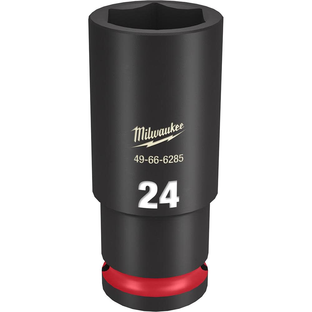SHOCKWAVE Impact Duty Socket 1/2in Drive 24MM Deep 6 Point 49-66-6285