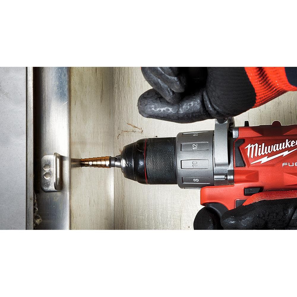 Step Drill Bit Cobalt #1 1/8inch-1/2inch 48-89-9281